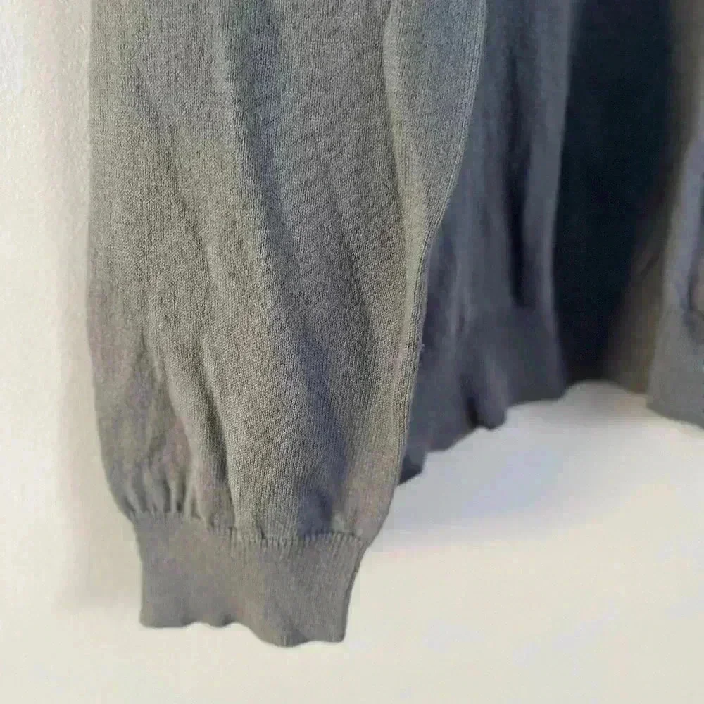 J. Crew Cotton-Cashmere‎ Crewneck Sweater Lightweight Preppy Blue Size Large L